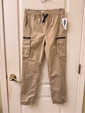 Boy’s Cargo Pants in Khaki - Comfortable Utility Style